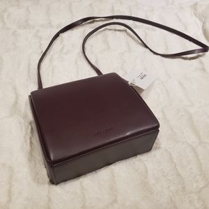 Shoulder bag in red wine #OAK+FORT